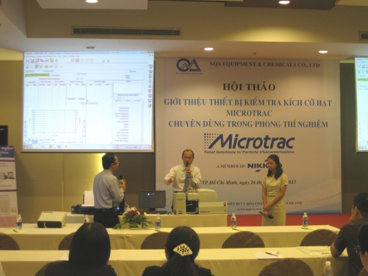 NQA organized Seminar for introducing Microtrac Particle Size Analyzers in Ho Chi Minh City